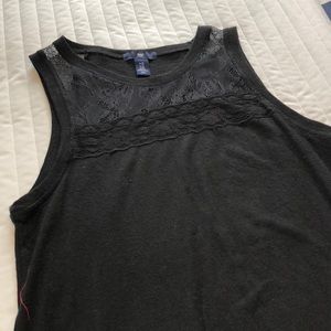 Black Lace Top Tank